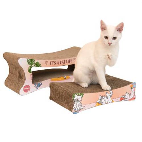 zoolove 2w1 drapak dla kota Dł. x szer. x wys.: 50 x 22 x 20 cm - Zooplus Selection