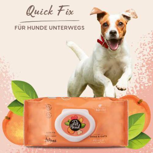 Chusteczki dla zwierząt Pet Head Quick Fix  80 szt. - Zooplus Selection