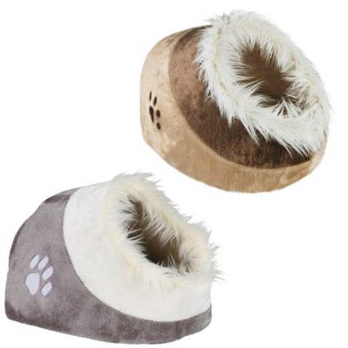 Trixie Minou budka dla kota Dł. x szer. x wys.: 41 x 35 x 26 cm, beżowo-brązowa - Trixie