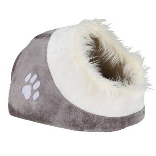 Trixie Minou budka dla kota Dł. x szer. x wys.: 41 x 35 x 26 cm, biało-jasnoszara - Trixie