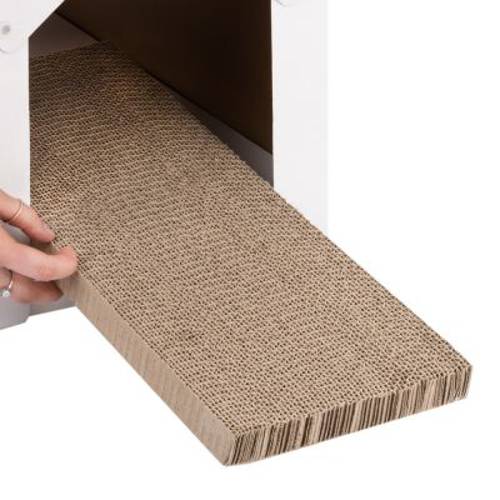 Domek dla kota XL Home z matą do drapania, wersja zimowa Dł. x szer. x wys.: 58 x 36 x 41 cm - Zooplus Selection