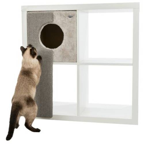 Trixie budka do regału z drapakiem Dł. x szer. x wys.: 33 x 37 x 70 cm - Trixie