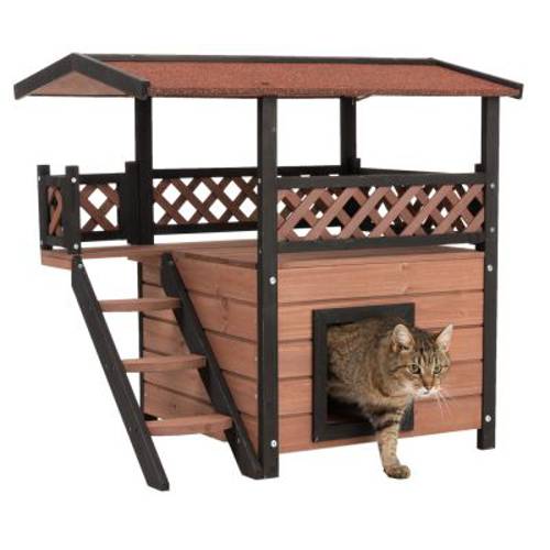 Maisonette domek dla kota Dł. x szer. x wys.:  77 x 56,4 x 72,4 cm - Zooplus Selection