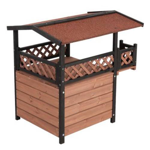Maisonette domek dla kota Dł. x szer. x wys.:  77 x 56,4 x 72,4 cm - Zooplus Selection