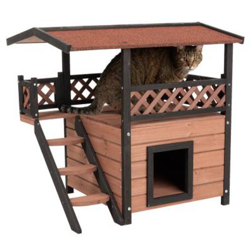 Maisonette domek dla kota Dł. x szer. x wys.:  77 x 56,4 x 72,4 cm - Zooplus Selection