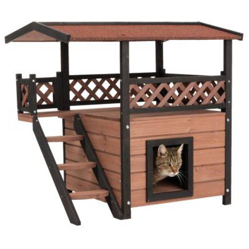 Maisonette domek dla kota Dł. x szer. x wys.:  77 x 56,4 x 72,4 cm - Zooplus Selection