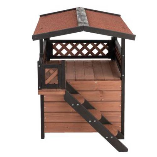Maisonette domek dla kota Dł. x szer. x wys.: 77 x 56,4 x 72,4 cm - Zooplus Selection