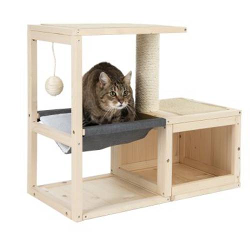 Modern Living Bora Bora domek dla kota Dł. x szer. x wys.: 70 x 35 x 60 cm - Zooplus Selection