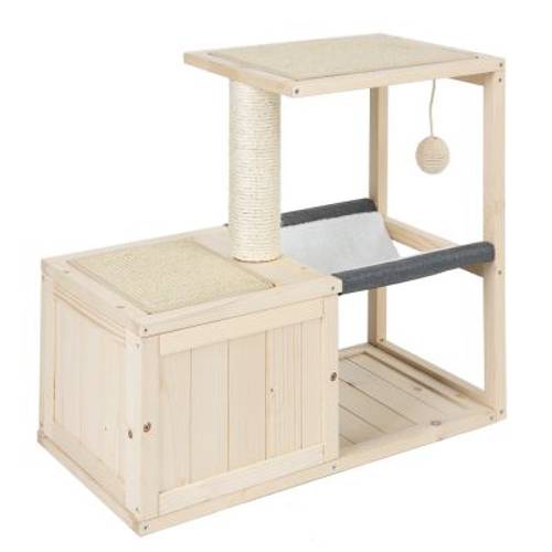 Modern Living Bora Bora domek dla kota Dł. x szer. x wys.: 70 x 35 x 60 cm - Zooplus Selection