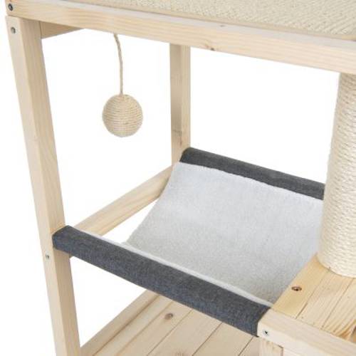 Modern Living Bora Bora domek dla kota Dł. x szer. x wys.: 70 x 35 x 60 cm - Zooplus Selection