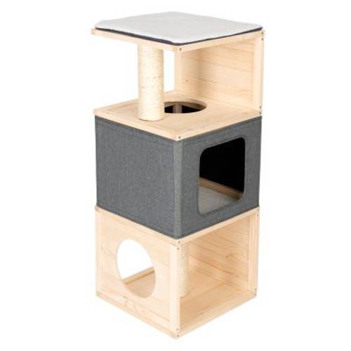 Cubist domek dla kota Dł. x szer. x wys.: 40 x 40 x 96 cm - Zooplus Selection