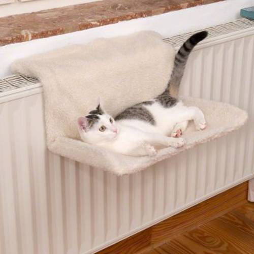 Legowisko termiczne Relax Białe - Zooplus Selection
