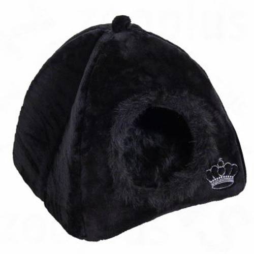 Budka dla psa i kota Royal Pet Black, czarna Dł. x szer. x wys.: 45 x 45 x 45 cm - Zooplus Selection