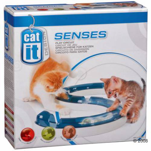 Catit Design Senses, tor do zabawy Fireball, pomarańczowa piłka - Catit