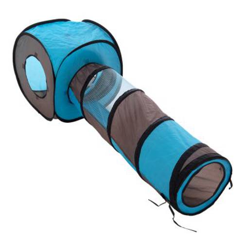 Tunel dla kota Connect 2 w 1 4 tunele + 4 budki - Zooplus Selection