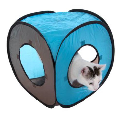 Tunel dla kota Connect 2 w 1 4 tunele + 4 budki - Zooplus Selection