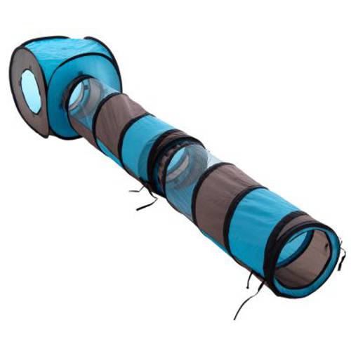Tunel dla kota Connect 2 w 1 4 tunele + 4 budki - Zooplus Selection