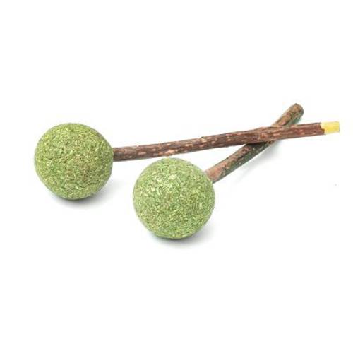 Aumüller Lolli zabawka dentystyczna dla kota, z silver vine (matatabi) 1 zestaw (2 sztuki) - Z Silver Vine