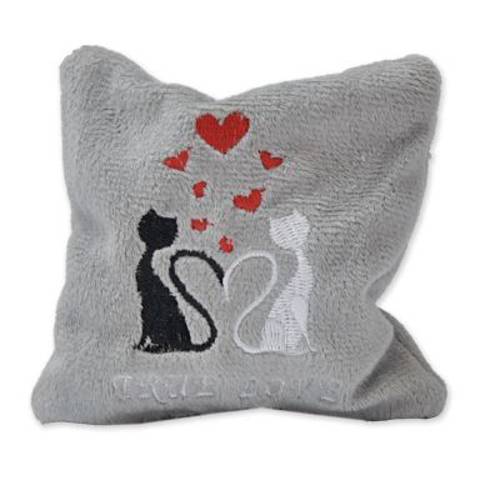 Aumüller True Love Mini poduszka dla kota, z silver vine i łuskami orkiszu 1 szt. - Z Silver Vine