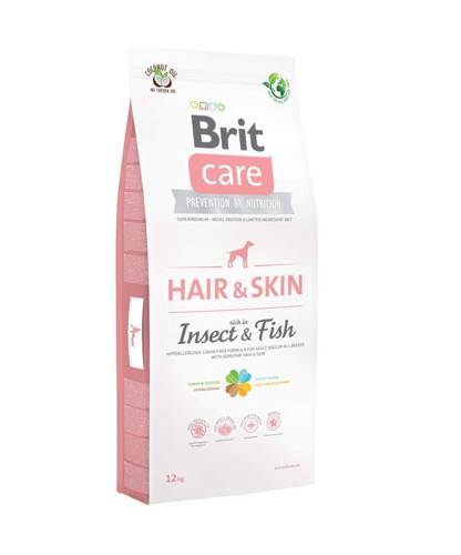 Brit Care Dog Hair&Skin Insect&Fish 12kg - Brit