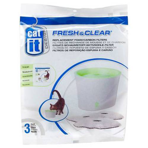 Catit Design Fresh & Clear poidełko fontanna Filtry zapasowe, 3 szt. - Catit