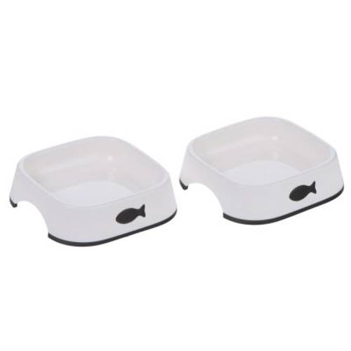 Little Fish zestaw plastikowych misek 2 x 200 ml - Zooplus Selection