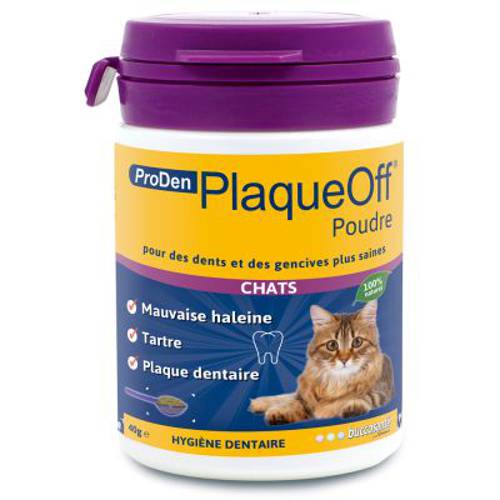 ProDen PlaqueOff do pielęgnacji zębów dla kota PlaqueOff proszek, 40 g
