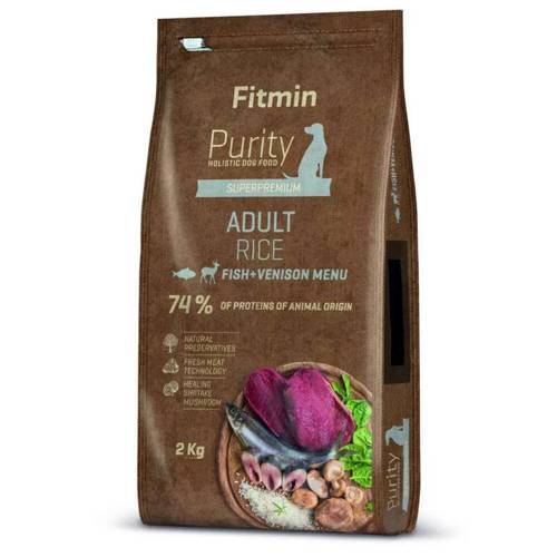 Fitmin Purity Rice Adult Fish&Venison 2kg - Fitmin