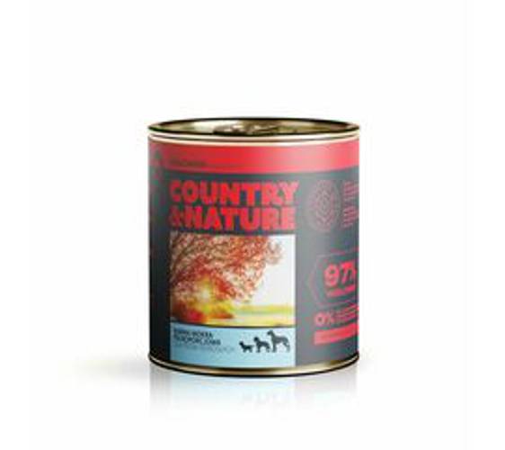 COUNTRY&NATURE Bezzbożowa mokra karma - wołowina z warzywami 850 g