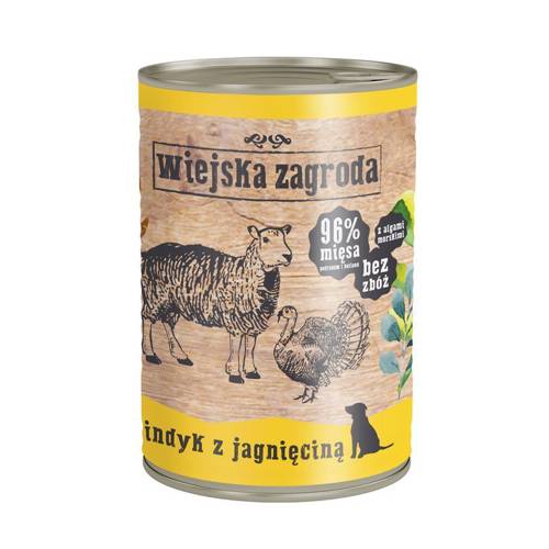 Wiejska zagroda indyk z królikiem 9kg + GRATIS - Wiejska zagroda