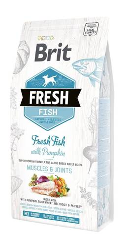 Brit Fresh Fish & Pumpkin Adult Large Muscles & Joints 2,5kg -