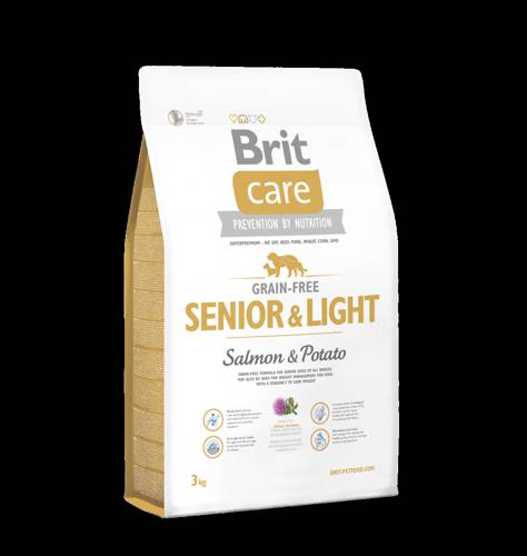 Brit Care Senior & Light Salmon & Potato 3kg -