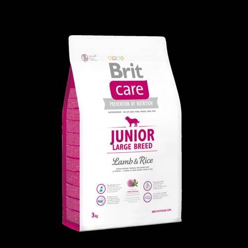 Brit Care Junior Large Breed Lamb&Rice 3kg -