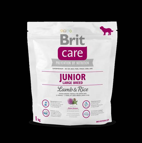 Brit Care Junior Large Breed Lamb&Rice 1kg -