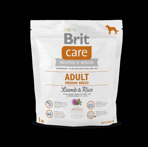 Brit Care Adult Medium Breed Lamb & Rice 1kg -