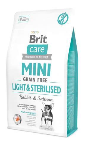 Brit Care Mini Light & Sterilised Rabbit & Salmon 2kg -