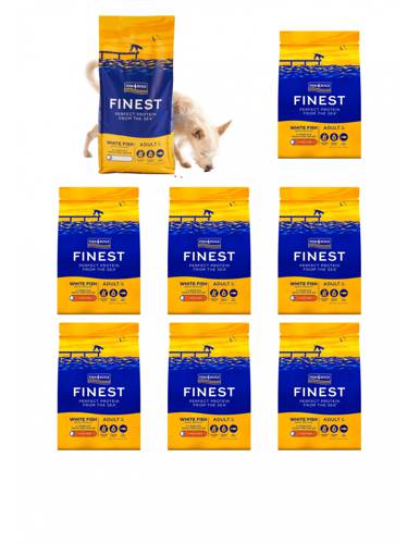 Fish4Dogs Finest Ocean White 1,5kg x 8 dobra karma sucha dla psa