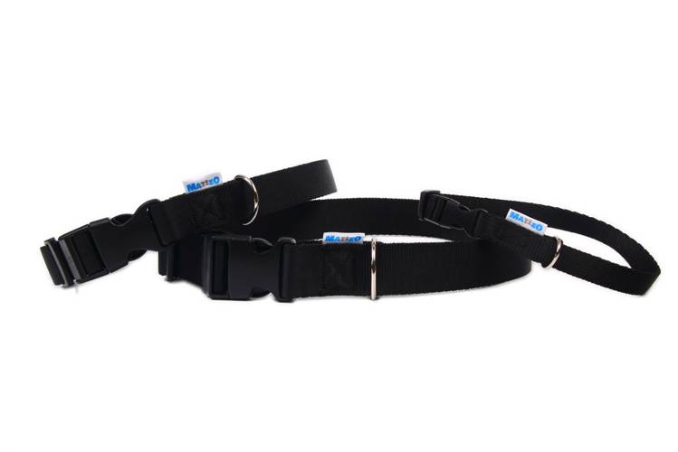 Obroża Klamra Plastikowa – Czarna 0510 30MM 40-70CM - matteo-company