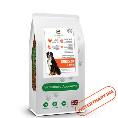 Karma sucha dla psa - Kurczak z ryżem 2kg - EcoFood24