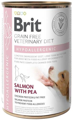 Brit Veterinary Diet Hypoallergenic Salmon&Pea. 400g