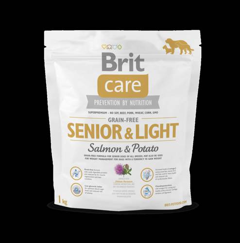 Brit Care Senior & Light Salmon & Potato 1kg -
