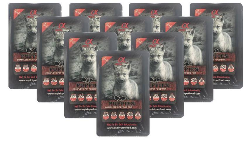 Alpha Spirit karma sucha miękka Puppies 10x200g - Alpha Spirit