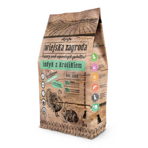 Wiejska zagroda indyk z królikiem 2kg - Wiejska zagroda