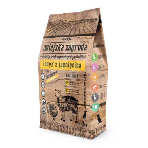 Wiejska zagroda indyk z jagnięciną 2kg - Wiejska zagroda
