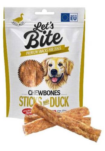 Let’s Bite Chewbones Sticks With Duck 120g - Brit