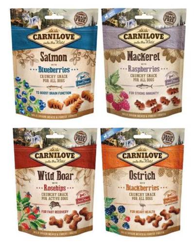 Carnilove Crunchy przysmak dla psa MIX 4x200g - Carnilove
