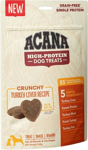 ACANA Crunchy Treats z wątróbką z indyka 100g - Acana