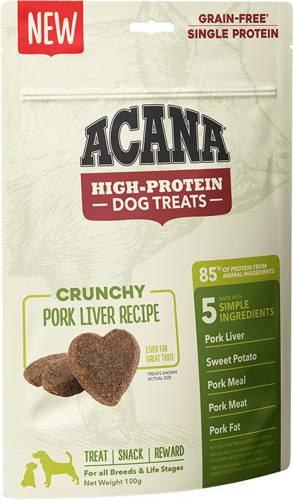 ACANA Crunchy Treats z wątróbką wieprzową 100g - Acana
