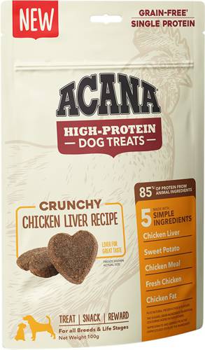 ACANA Crunchy Treats z kurzą wątróbką 100g - Acana