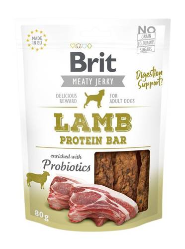 Brit Jerky Snack Lamb Protein bar 200g - 
